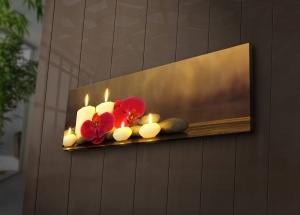 Tablou cu LED 3090İACT Multicolor 30x90x3 cm - Img 3
