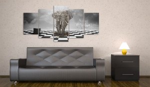 Tablou - Getaway from Africa 200x100 cm - Img 2