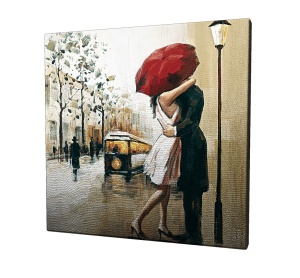 Tablou KC042 Multicolor 45x45x3 cm - Img 3