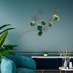 Tablou metalic Yiwu Multicolor 120x4x100 cm - Img 3
