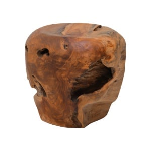 Taburet lemn masiv, Bolare, Pako, Natural 40x40x36 cm