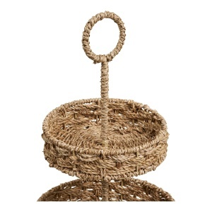 Tava decorativa Rifbjerg, Natural , 25x25x40.5 cm