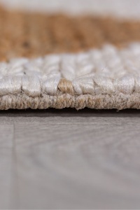 Traversa Effie Diamond Jute Bej deschis 80x230 cm, Flair Rugs - Img 3