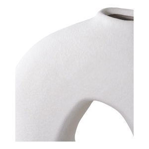 Vaza decorativa, Alb, 10.5x24x27.8 cm