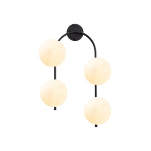 Aplica de perete Jewel Negru 40x26x62 cm - Img 6