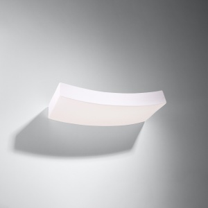 Aplica Hattor din ceramica Alb 36x15x4.5 cm - Img 2
