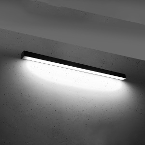 Aplica LED Pinne Negru 4000K 118x6x6 cm - Img 3