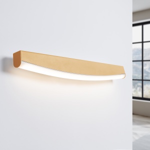 Aplica perete LED Jorun Auriu 4000K 60x5.5x7 cm - Img 5