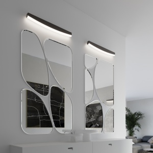 Aplica perete LED Jorun Negru 4000K 60x5.5x7 cm - Img 9
