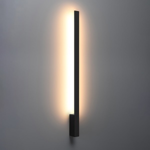 Aplica perete LED Lahti Negru 3000K 4x6.5x90 cm - Img 3