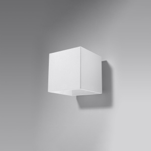 Aplica perete Quad Alb 10x12x10 cm - Img 2