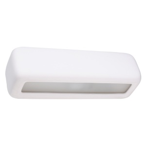 Aplica Subani din ceramica Alb 33x10x10 cm