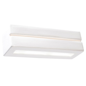 Aplica Vega Line din ceramica Alb 32.5x9.5x9.5 cm