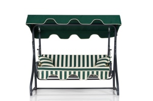 Balansoar cu 3 locuri Ruta 3 Verde 200x165x110 cm - Img 2