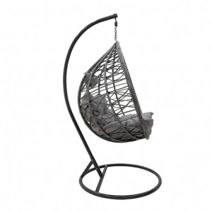 Balansoar de Gradina Hudson Gri 109x100x197 cm - Img 2