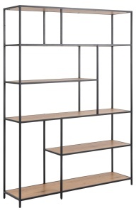 Biblioteca Seaford, Natural, 185x135x35 cm - Img 2