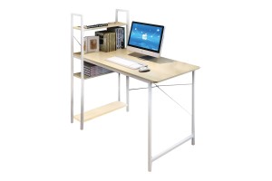 Birou Adrian, Natural - Alb, 120x64x120cm - Img 2