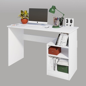 Birou Bahar Alb 120x74x50 cm - Img 3