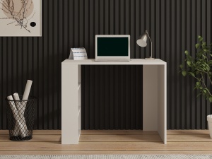 Birou Cool Alb 90x70x50 cm - Img 2