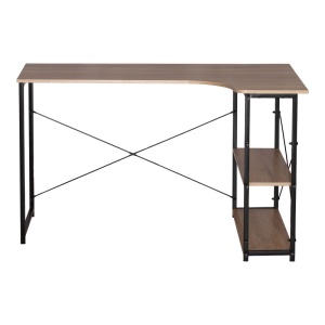 Birou de colt Merlin, Pako World, Stejar, 120x73x75 cm - Img 4