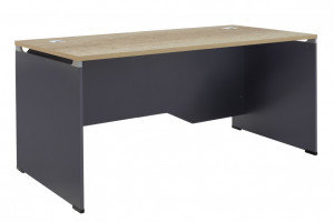 Birou Lotus Oak, Antracit 180x80x75 cm - Img 2