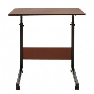 Birou Piper Dark Oak - Negru 60x40x69-90 cm - Img 4