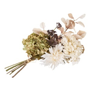 Buchet flori artificiale Hydrangea Bouquet, Multicolor, 30.5x25.5x67 cm - Img 5