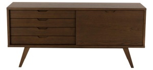 Bufet A-Line, Fumuriu, 72x160x45 cm - Img 4