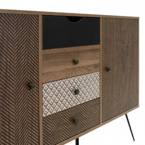 Bufet Boho Walnut 122x39.5x86 cm - Img 7