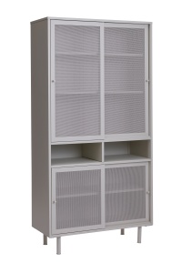 Cabinet VEEP, Gri deschis, 40x180x90 cm - Img 4