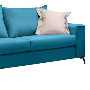 Canapea cu 3 locuri Verona 3 Pako World Albastru 225x93x100 cm - Img 3
