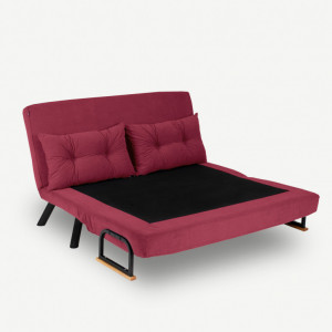 Canapea Extensibila, 2 Locuri Sando 2 Maroon - Img 3