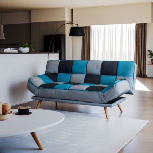 Canapea Extensibila, 3 Locuri Andy Multicolor
