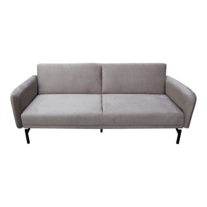 Canapea extensibila Veluto, Gri, 85x197x83 cm - Img 5