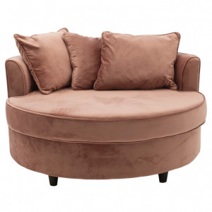 Canapea Round Rozaliu 123x120x85 cm - Img 3
