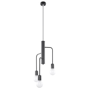 Candelabru Duomo Negru 25x25x100 cm