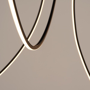 Candelabru LED Alvar 3 Negru 3000K 150x150x260 cm - Img 4