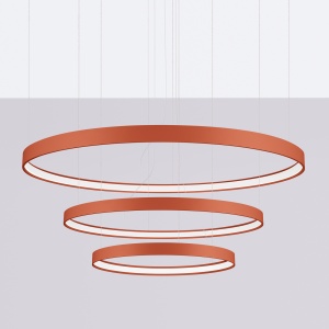 Candelabru LED Rio 3 Rosu 4000K 110x110x150 cm - Img 2
