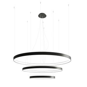 Candelabru LED Rio Negru 3000K 110x110x150 cm