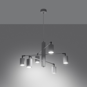 Candelabru Lemmi Alb 77x77x125 cm - Img 3