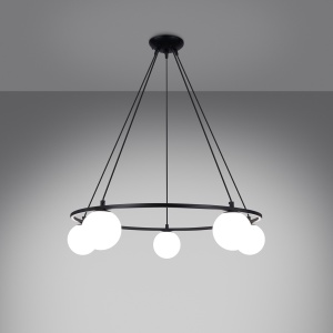 Candelabru Yoli Negru 80x80x98 cm - Img 3