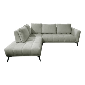Coltar dreapta Belanza, Gri, 213x265x90 cm - Img 3