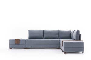 Coltar dreapta extensibil Fly Albastru 210x70x280 cm - Img 5