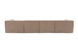 Colțar dreapta Sora Cappuccino 430x75x102 cm - Img 12