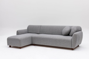 Coltar Eddy Gri deschis 162x93x86 cm - Img 7