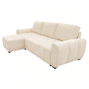 Coltar extensibil reversibil, Vivad, Bej, 275x164x91 cm - Img 6