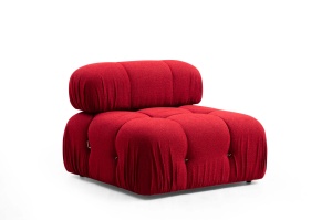 Colțar modular Bubble Rosu 288x190x75 cm - Img 9