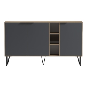 Comoda, Balain, Sonoma, 35.5x142x83 cm - Img 4