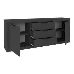 Comoda Doha Gri inchis 210x45x80.5 cm - Img 3