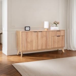 Comoda Hamea Natural 150x39.5x73 cm - Img 2